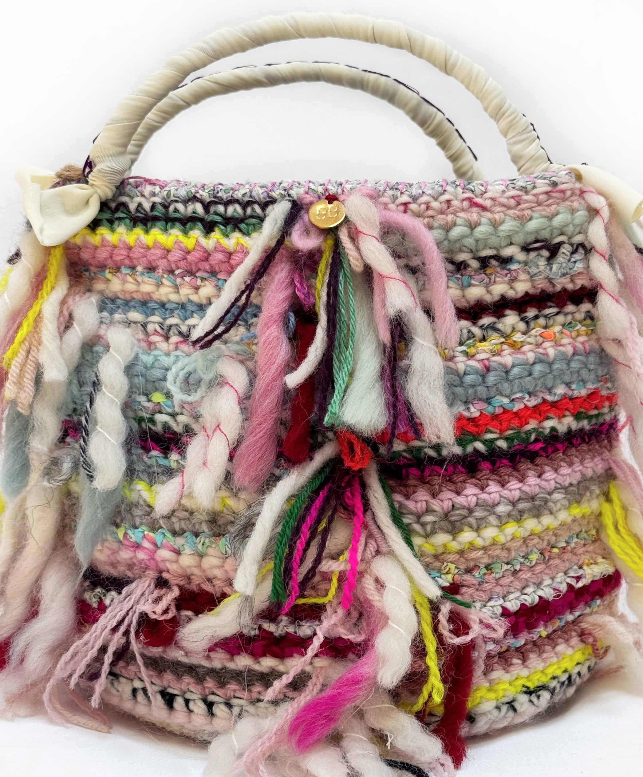 ＜Bud.＞ inside out stitches jumbo バッグ it-bags/bag/hand-knitted bag/budtokyo/2026bag/fashion/editor/trend